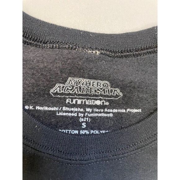 My Hero Academia Graphic Sweatshirt Men Small Black Characters Anime - Picture 5 of 6